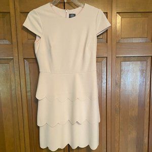 Pink Scoop neck dress